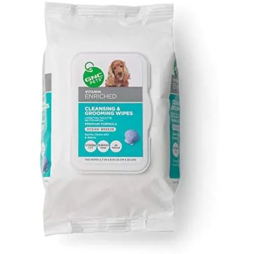 GNC Pets Cleansing & Grooming Wipes- Ocean Breeze