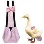 WANHAI Chicken Diaper for Pet Duck Goose or Hens Nappy Poultry Clothes with Bow-Knot,Washable Reusable and Adjustable (Pink) WANHAI Chicken Diaper for Pet Duck Goose or Hens Nappy Poultry Clothes with Bow-Knot,Washable Reusable and Adjustable (Pink)