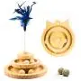 【2021 Update】 Cat Ball Track Cat Toys Safety Material Wooden Natural Cat Toy of Play Circle Track with Moving Balls Satisfies Kitty’s Hunting, Chasing & Exercising Needs Pet Supplies (Catnip ball DIY) 【2021 Update】 Cat Ball Track Cat Toys Safety Material Wooden Natural Cat Toy of Play Circle Track with Moving Balls Satisfies Kitty’s Hunting, Chasing & Exercising Needs Pet Supplies (Catnip ball DIY)