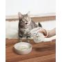 Genuine Fred Howligans Mug & Basic Bowl for Cats - Beauty Queen, White