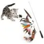avbxcuecc 6 Pcs/Set Retractable Funny Cat Stick DIY Replacement Head Pet Teaser Toys Set avbxcuecc 6 Pcs/Set Retractable Funny Cat Stick DIY Replacement Head Pet Teaser Toys Set