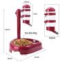 Pet Standing Water Dispenser Bowl- Multifunctional Automatic,Feeder for Dog and Cat Height Adjustable 450ml Water Bottle,Automatic Standing Water Dispenser, Detachable Pole Self-Feeder