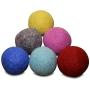 Comfy Pet Supplies Set of 6-100% Wool Felt Ball Toys for Cats and Kittens, Handmade Colorful Eco-Friendly Cat Wool Balls