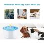 OriGlam 1.6L Pet Fountain Cat Water Dispenser, Automatic Electric Pet Drinking Water Fountain, Cat Dog Water Drinking Dispenser, Super Quiet Healthy and Hygienic Water Bowl, Health Caring for Cats Dog
