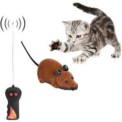 Yosooo Remote Control Mouse Wireless Mouse for Cat Dog Funny Rat Novelty Gift Pet Toy