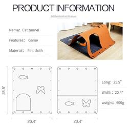MountainStream-Pet Cat Tunnel - Collapsible Play Toy - Tube Fun for Rabbits, Kittens, and Dogs