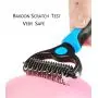 Teenway Pet Grooming Tool Dog Comb & Cat Comb Brush - 2 Sided Undercoat Rake Professional Dematting Comb for Dog and Cat - Designed for Medium and Long Haired Cats Dogs and Every Other Pets Teenway Pet Grooming Tool Dog Comb & Cat Comb Brush - 2 Sided Undercoat Rake Professional Dematting Comb for Dog and Cat - Designed for Medium and Long Haired Cats Dogs and Every Other Pets