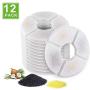 Apperloth 12Pcs Pet Fountain Replacement Filters for 84oz/2.5L Automatic Pet Fountain Dog Cat Water Fountain Dispenser