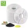 Apperloth 12Pcs Pet Fountain Replacement Filters for 84oz/2.5L Automatic Pet Fountain Dog Cat Water Fountain Dispenser Apperloth 12Pcs Pet Fountain Replacement Filters for 84oz/2.5L Automatic Pet Fountain Dog Cat Water Fountain Dispenser