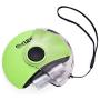 Mile High Life | Small Dog or Cat | 3 in 1 Stainless Grooming Tool | Under Coat Rake | Deshedding Comb | Flea Tear Stain Remover | Compact and Ideal for Travel/Outdoor (Orange/Green)