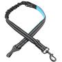 JHMY 1 Packs Dog Seatbelt, Adjustable Dog Leash with Latch Bar Attachment, Car Safety Belt for Medium and Large Dog, Reflective and Heavy Duty Hardware Including Tangle-Free Swivel Attachment.