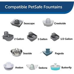 PetSafe Drinkwell Replacement Carbon Filters Compatible with PetSafe Ceramic and Stainless Steel Pet Fountains, for Water Dispensers, 4 Pack - PAC00-13906, 12 Pack - PAC00-16151