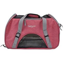 Bergan Comfort Carrier for Pets, Berry, Large 19''L x 10''W x 13''H (88921)