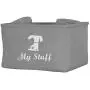 Brabtod Rectangular Storage Basket Bin - Cute Canvas Organizer Bin for Pet Toys,Blankets,Leashes Brabtod Rectangular Storage Basket Bin - Cute Canvas Organizer Bin for Pet Toys,Blankets,Leashes