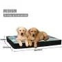 Blue Ocean Waves, Large Dog Bed for Small, Medium, Large Dogs/Cats Up to 65 Lbs, Thick Mattress with Removable Washable Cover and Waterproof Lining Blue Ocean Waves, Large Dog Bed for Small, Medium, Large Dogs/Cats Up to 65 Lbs, Thick Mattress with Removable Washable Cover and Waterproof Lining