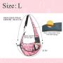 EVBEA Dog Carrier Sling Front Pack Cat Puppy Carrier Purse Breathable Mesh Travel for Small or Medium Pet Dogs Cats Sling Bag