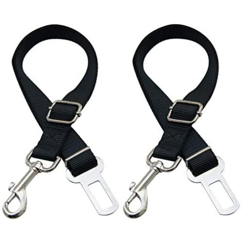 WootPet Adjustable Dog Car Seat Belt, All Metal Hardware, Heavy Duty Carabiner, Optimal Safety and Security
