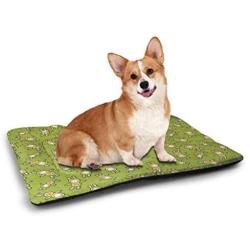 Nomorer Dog Mat Anime Rectangle Mat for Dogs and Cats for Kids Cute Kitty Doodles with Emotions Funny Animal Theme Japanese Art Print Pink Blue Purple