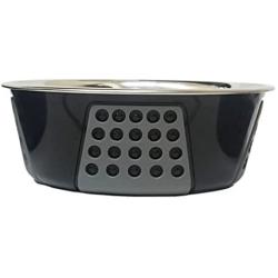 SPOT Ethical Pets 58516 Tribeca Dog Bowl, Black, 55 oz