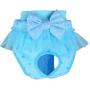 Soly Teche Pet Dog Physiological Shorts Cotton Bow Puppy Diapers Pants Sanitary Underwear (XL, Pink+Blue (2pack))
