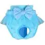 Soly Teche Pet Dog Physiological Shorts Cotton Bow Puppy Diapers Pants Sanitary Underwear (XL, Pink+Blue (2pack))