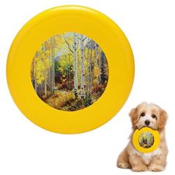 Pet Frisbee Flying Disc Dog Toy - Multifunction Aspen Cabin Gary Kim