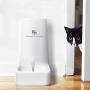 FUNLULA FUNLULA FUNLULA Pet Food Feeder and Water Feeder Self-Dispensing Gravity Automatic Dispenser Bundle Station Device Set for Large Middle Small Cats Dogs Kitten Puppy