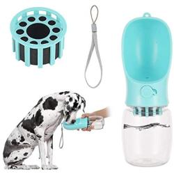 ANKII Dog Water Bottles for Walking, Portable Dog Water Dispenser with Water Bowl, Dog Travel Water Bottle, Filterable and Leak Proof Dog Water Bottle for Travel, Hiking, Walking