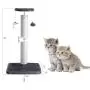 pedy 30'' Tall Cat Scratching Post, Natural Sisal Cat Scratcher, Cat Scratch Tower with Two Interactive Bell Toys (Cat Scratching Post) pedy 30'' Tall Cat Scratching Post, Natural Sisal Cat Scratcher, Cat Scratch Tower with Two Interactive Bell Toys (Cat Scratching Post)
