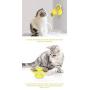 PINASE Spinning Windmill Cat Toy with Suction Cup Turntable Teasing Pet Toy Funny Interactive Cat Toy