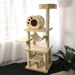 Cat Trees Cat Climbing Frame Tower Comfortable Pet Activity Centre Scratching Post Cat Climbing House Run-anmy0715