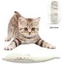 ALLhave Catnip Toys Simulation Fish Shape, Fish Flop Cat Toy, Pet Cat Fish Shape Toothbrush with Catnip Doll Interactive Pets Pillow Chew Supplies for Cat