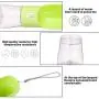 ARQFSMY Water Bottle for Cat and Dog, Portable Pet Multifunctional 8.7oz Water Dispenser, and 6.8oz Food Store Bowl, for Outdoor Walking or Travel, Light Food Grade Plastic
