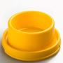 2pcs Dog Bowls Pet Cat Puppy Food Bowls Plastic Round No Spill Water Food Feeder Dish Colorful Feeding Eating Bowls