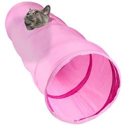 Weebo Pets Krinkle Collapsible Cat Tunnel with Peek Hole and Storage Bag