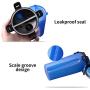 Luck Dawn Dog Water Bottle Dog Bowls for Traveling Pet Food Container 2-in-1 with Collapsible Dog Bowls, Outdoor Dog Water Bowls for Walking Hiking Travelling