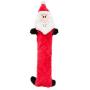 ZippyPaws - Jigglerz Holiday Tough No Stuffing Squeaky Plush Dog Toy with Crinkle Head and Tail