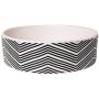 Park Life Designs Small Pet Bowl, Alto Pattern, 5-1/4 inch Heavyweight Ceramic Dish Stays Put, Microwave and Dishwasher Safe