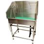 MiMu Pet Bath Grooming Tub Dog Washing Station from Home - Dog Bath Dog Bathing Tub with Back Splash and Faucet Assembly