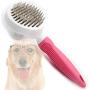 MMCPET DELE Retractable Slicker Brush for Cats and Dogs, Self-Cleaning Grooming Brush