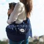 Alfie Pet - Tyler Pet 1-Sided Mesh Sling Carrier - Color: Navy
