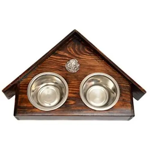 Newfoundland, a Dogs Bowl with a Relief from ArtDog Newfoundland, a Dogs Bowl with a Relief from ArtDog