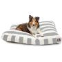 Majestic Pet Vertical Stripe Gray Large Rectangle Pet Bed