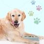Dog Bowl Feeder Slow Eating Pet Bowl, Fun Feeder, Dog Food Water Bowl with Funny Pattern, Interactive Feeding Bowls Healthy Eating (Green)