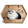 Dr.NONO Cat House Scratcher Post Cardboard Condo Cave with Catnip,Pet House Apartment,Made of Recyclable Cardboard Material Dr.NONO Cat House Scratcher Post Cardboard Condo Cave with Catnip,Pet House Apartment,Made of Recyclable Cardboard Material