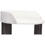 Royal Pet Club Cara Gray Cat Tower for Large Cats, with Scratching Posts, Two Platforms, Top Platform Padded with Back Rest, Condo, Removable Cushion (44444)