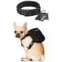 OneTigris Military Dog Collar and Dog Backpack Set, Small Tactical Dog Harness for Camping Walking(Black) OneTigris Military Dog Collar and Dog Backpack Set, Small Tactical Dog Harness for Camping Walking(Black)