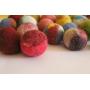 Cat Toy, 5 piece Felted Wool Ball. Handmade From Ecological Wool Made By Kivikis.