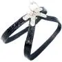 Luxury Black Real Leather Dog Harness for Toy Breeds with Stud X-Small. Fits for 10''-14'' Chest. Luxury Black Real Leather Dog Harness for Toy Breeds with Stud X-Small. Fits for 10''-14'' Chest.