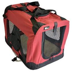 topPets Portable Soft Pet Carrier or Crate or Kennel for Dog, Cat, or Other Small Pets. Great for Travel, Indoor, and Outdoor